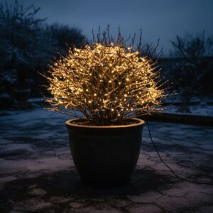 Aurora PRO solcelle lyskæde (200 LED, varm hvid)